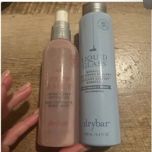 Drybar Blue and Pink Hair Primer for Effortless Styling